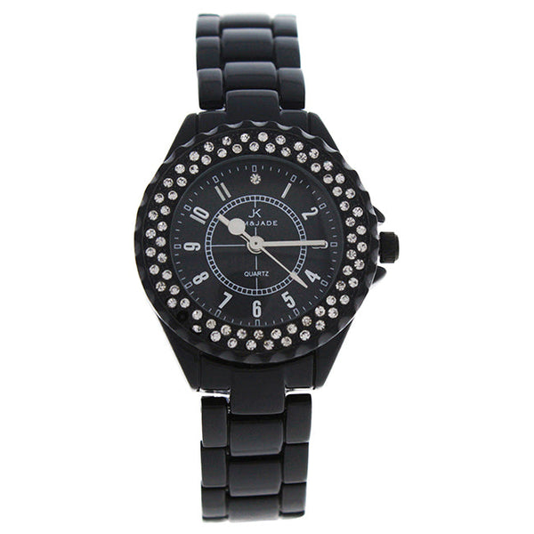 Kim & Jade 2033L-BB Black Stainless Steel Bracelet Watch by Kim & Jade for Women - 1 Pc Watch