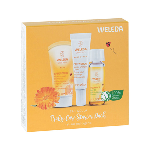 Weleda Baby Care Starter Pack Calendula (3 x Trial Size)