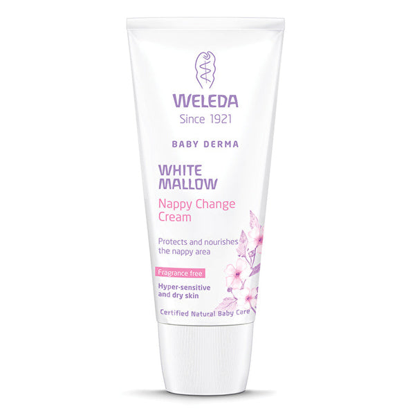 Weleda Baby Derma Nappy Change Cream White Mallow (HyperSensitive & Dry Skin - Fragrance Free) 50ml