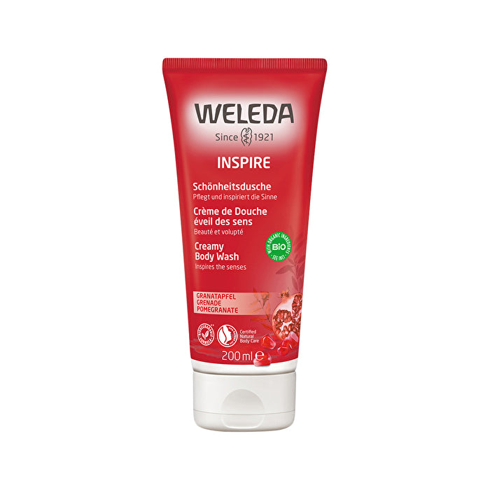 Weleda Organic Creamy Body Wash Inspire (Pomegranate) 200ml