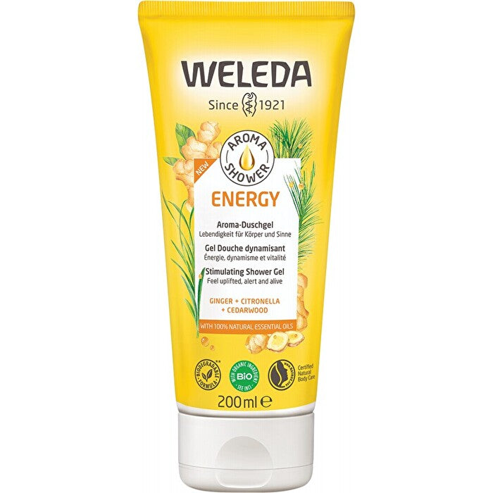 Weleda Aroma Shower Gel Energy (Ginger + Citronella + Cedarwood) 200ml