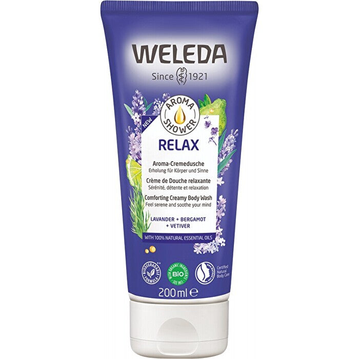 Weleda Aroma Shower Gel Relax (Lavender + Bergamot + Vetiver) 200ml