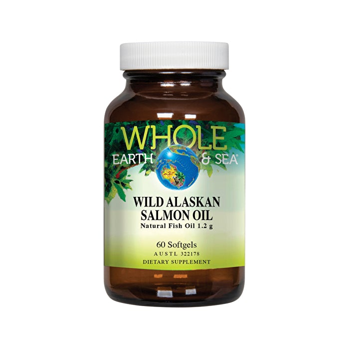 Whole Earth & Sea Wild Alaskan Salmon Oil 60c 1.2g