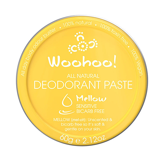 Woohoo Deodorant Paste Mellow (Sensitive) Tin 60g