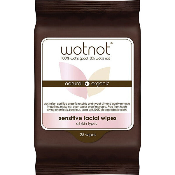 Wotnot Facial Wipes Sensitive (All Skin Types) x 25 Pack