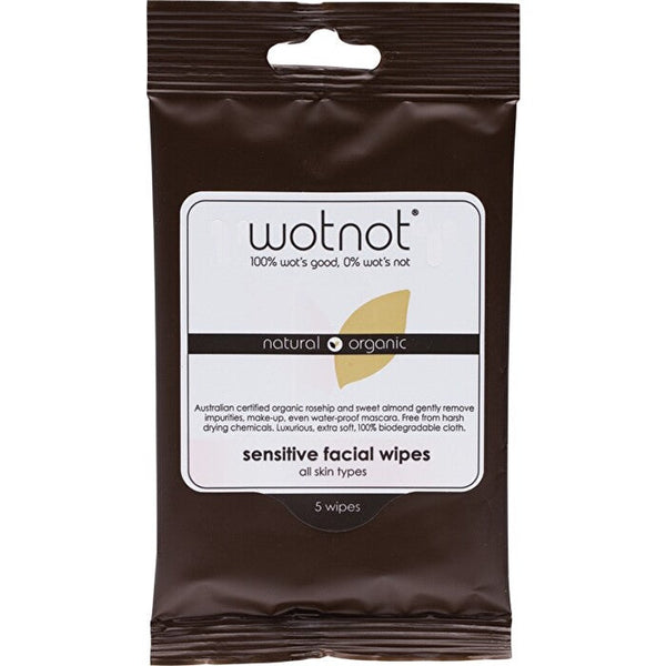 Wotnot Facial Wipes Sensitive (All Skin Types) x 5 Pack