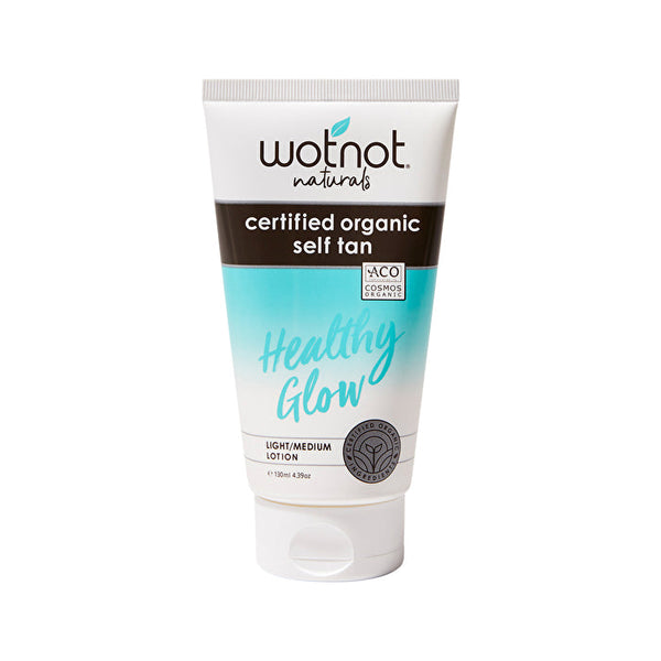 Wotnot Healthy Glow Certified Organic Self Tan Lotion Light/Medium 130ml
