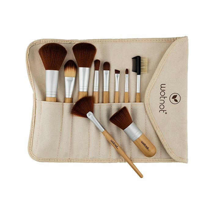 Wotnot Naturals Vegan Makeup Brushes x 10 Set