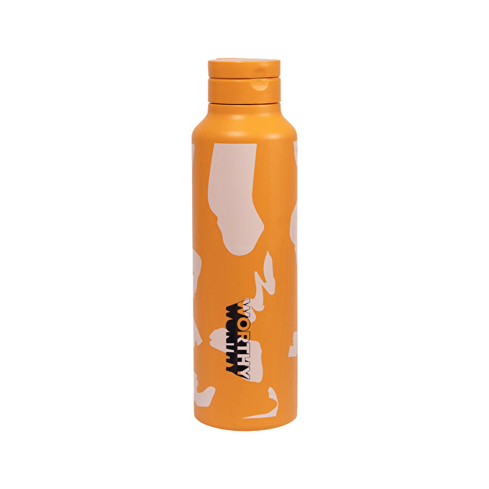 Worthy Sugarcane Drink Bottle Retro Orange 750ml