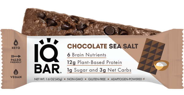 IQ Bar Chocolate Sea Salt 45g
