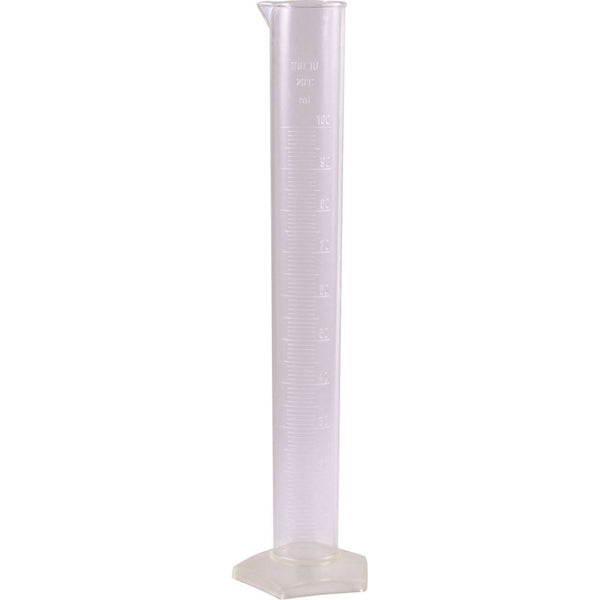 Dispensary & Clinic Items Measuring Cylinder Plastic Clear Graduated 100ml