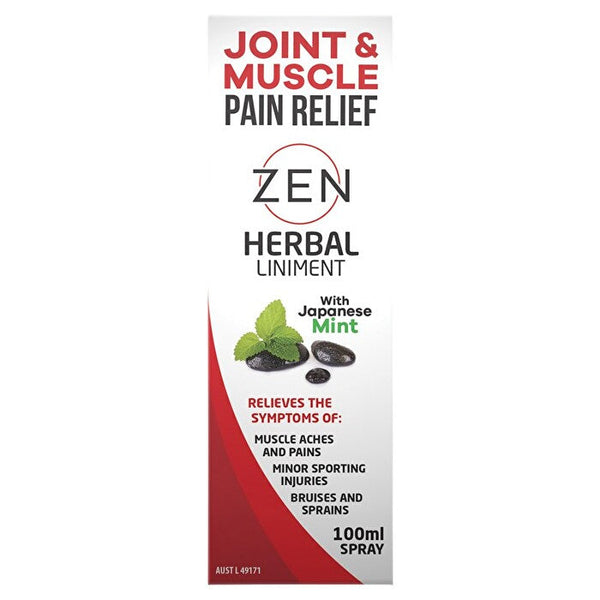 ZEN THERAPEUTICS Zen Therapeutics Herbal Liniment (Joint & Muscle Pain Relief) Spray 100ml