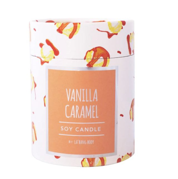 La'Bang Body Wood Wick Candle - Vanilla Caramel