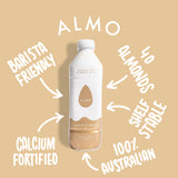 Almo Almond Milk Unsweetened 1L