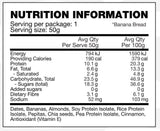 Body Science Clean Plant Protein Bar 50g - Banana Bread 12 Box