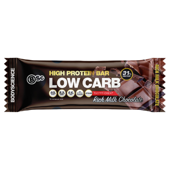 Body Science High Protein Bar 60g - Rich Milk Chocolate 12 Box