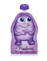 Little Mashies Reusable Squeeze Pouch Purple 2 X 130ml