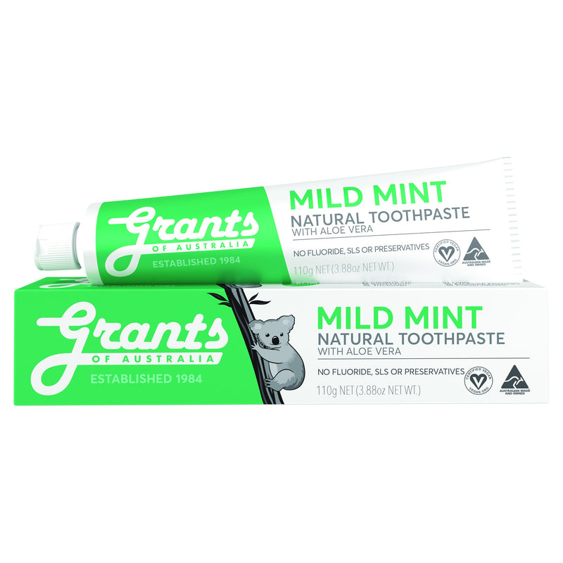 Grants Toothpaste Mild Mint 110g