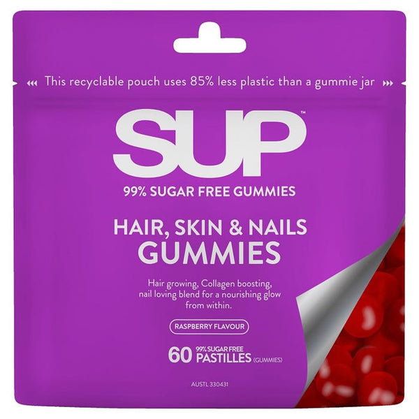Sup Hair Skin & Nails Gummies 60s