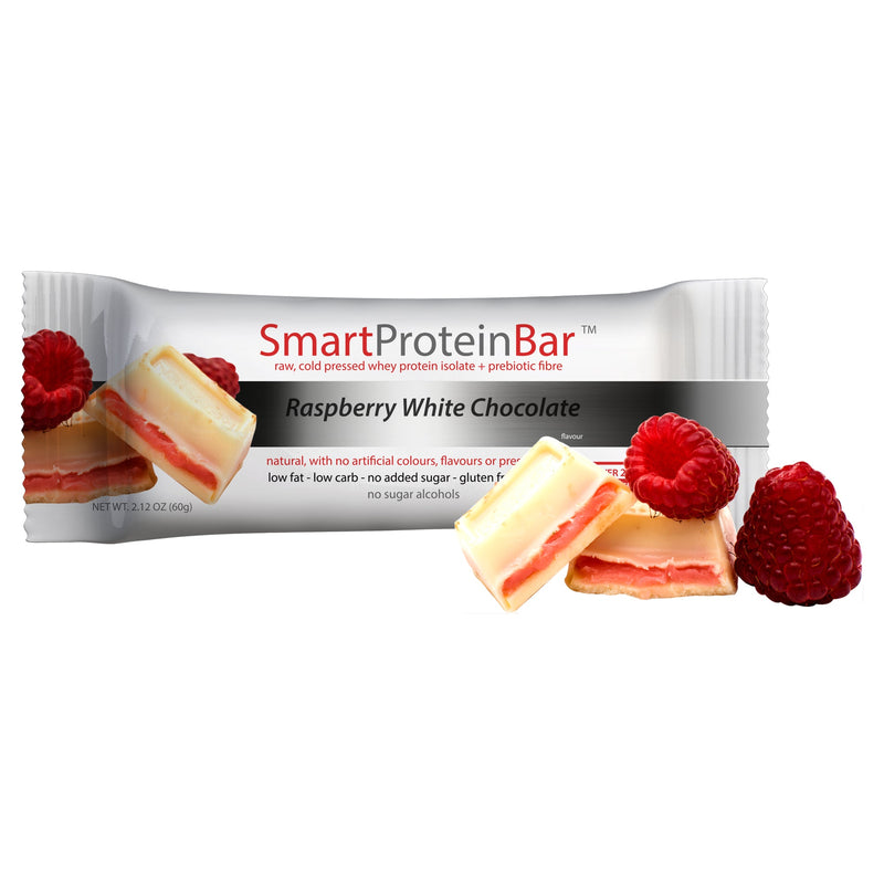 Smart Protein Raspberry White Chocolate Bar 60g x 12