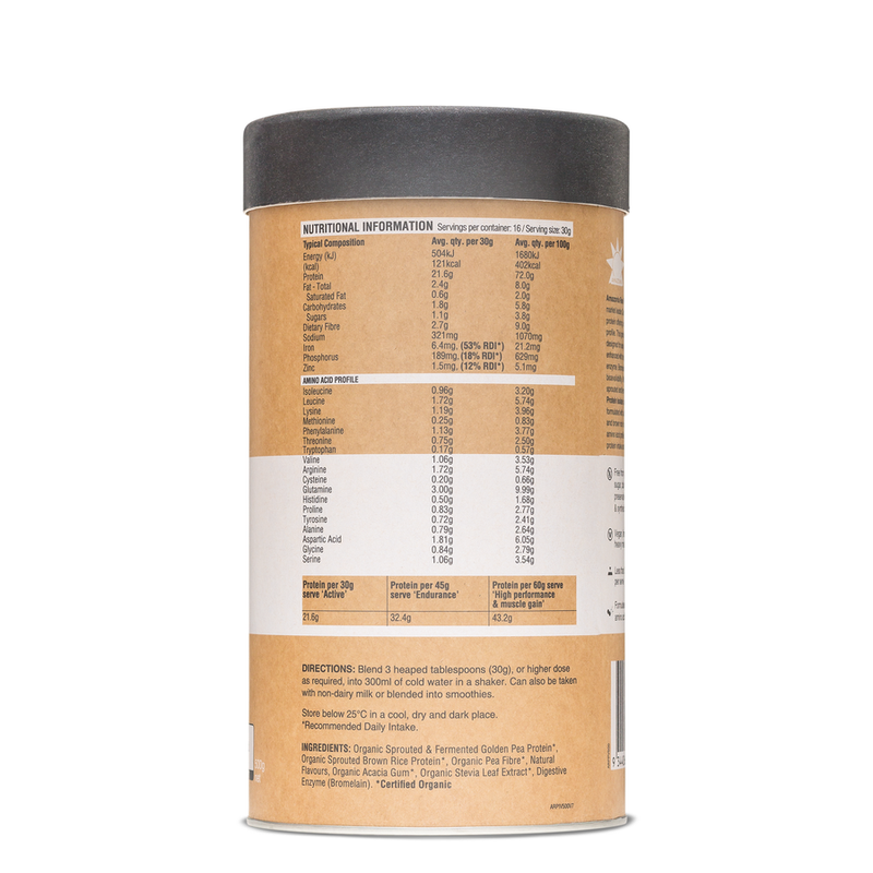 Amazonia Raw Protein Isolate Vanilla 1kg