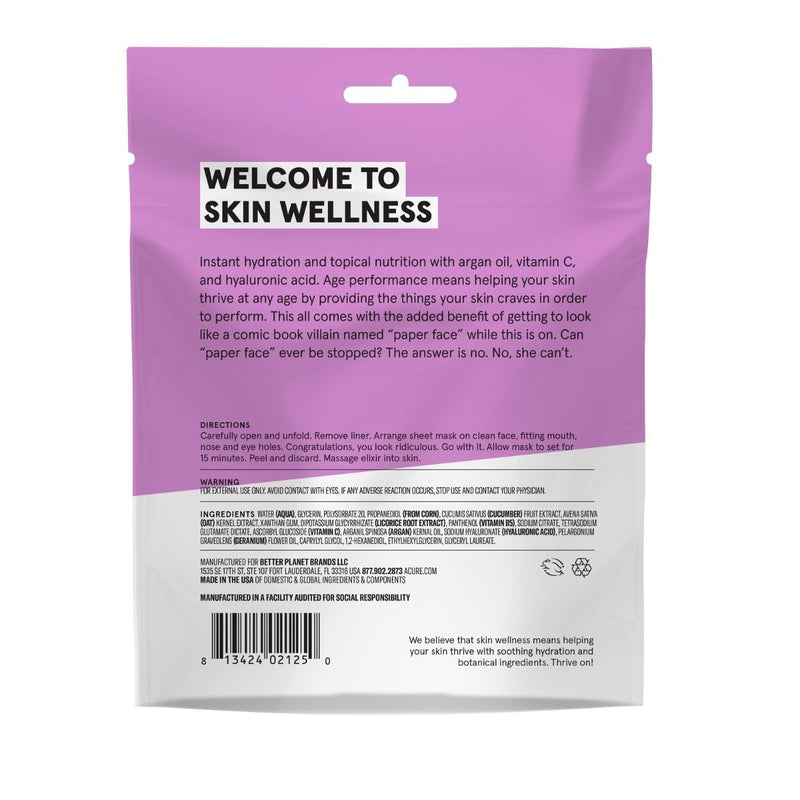 ACURE Radically Rejuvenating Sheet Mask 20ml