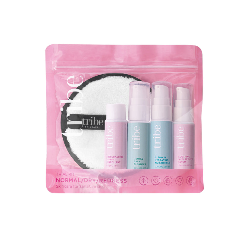 Tribe Skincare Travel Kit - Normal, Dry, Redness