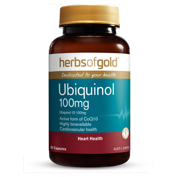 Herbs of Gold Ubiquinol 150mg 60 Capsules