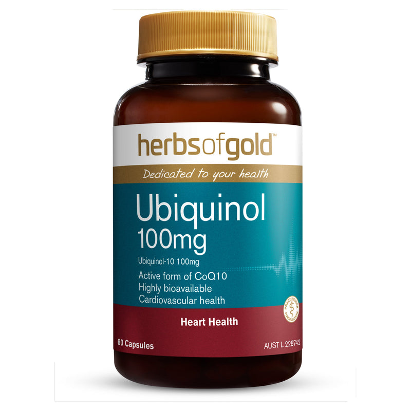 Herbs of Gold Ubiquinol 150mg 60 Capsules