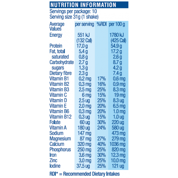 Atkins Powdered Shake Mix Vanilla 310g