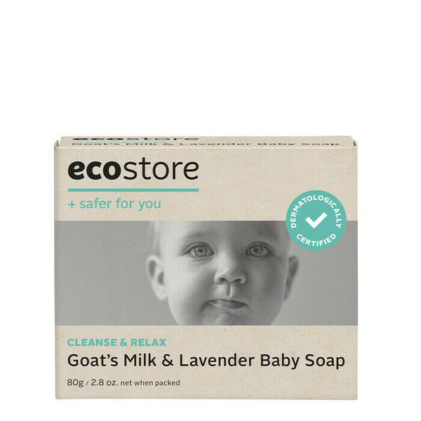Ecostore Boxed Goat’s Milk & Lavender Baby Soap 80g