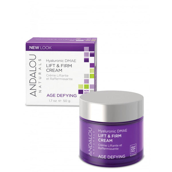 Andalou Naturals Age Defying Hyaluronic Dmae Lift & Firm Cream 50g