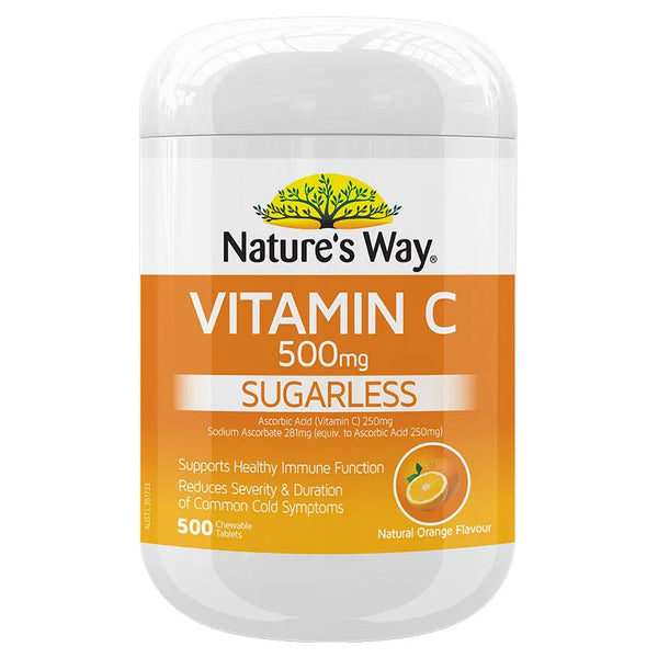 Nature's Way Vitamin C Sugarless 500mg 500s