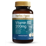 Herbs of Gold Vitamin B2 200mg 60 Tablets