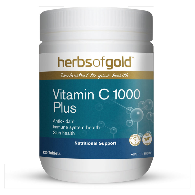 Herbs of Gold Vitamin C 1000 Plus 120 Tablets