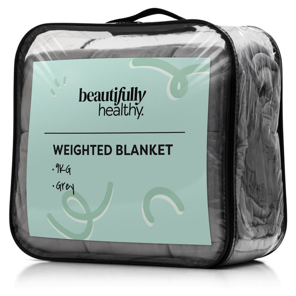 Beautifully Healthy Weighted Blanket 9 kg Grey